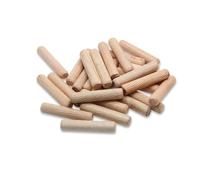 Goupilles rondes en bois, 50 pièces/paquet, 6x40mm, 8x40mm, 10x40mm, tiroir d'armoire cannelé, bricolage, travail du bois for perceuse à gabarits(10x40)