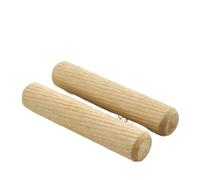 Goupilles rondes en bois for meubles | Couleur bois M6x20/25/30/40mm, 50 pièces for l'assemblage de meubles(M6x20mm)