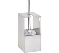 Goupillon de toilettes NIVA en acier inoxydable avec adhésive 37 x11,5 x 11 cm
