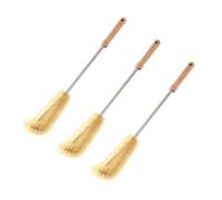 Goupillon pour Biberon à Long Manche Lot de 3 en Bois Nylon