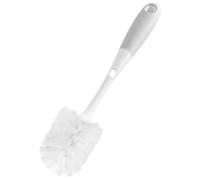 Goupillon pour Bouteille D'eau à Long Manche, Brosse Réutilisable Blanche | Pp et Fil Nylon Acier, Embout Détachable, Conception Légère à Suspendre, Usage Maison et Voyage