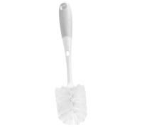 Goupillon Réutilisable Longue Brosse à Tasse, Tête Détachable, Blanc | PP et Fil Nylon-acier, Rangement Facile Suspendre, pour Bouteilles et Gobelets, Usage Maison ou Voyage