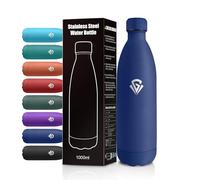 Gourde 1L, Gourde Isotherme Double Paroi, sans BPA, Réutilisable, Bouteille Étanche, avec les Boissons Gazeuses, Bouteille D'eau pour Yoga, Sport, Camping, Outdoor