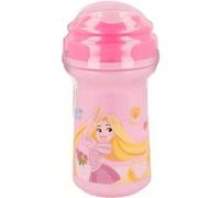Gourde 310ml pour Enfant avec Embout en Plastique sans BPA Princess Rose clair Rose G