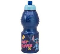 Stor Bouteille Disney Stitch originale pour enfants 400 ML sans BPA, avec bouchon anti-goutte, bande antidérapante et forme ergonomique