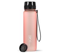 Gourde 720°DGREE uberBottle softTouch avec filtre, rose flamant, 1 l