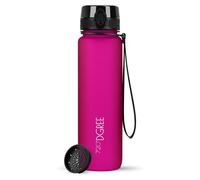 Gourde 720°DGREE uberBottle softTouch avec filtre, rose fuchsia, 1 l