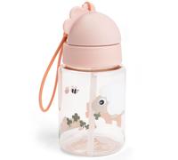Gourde à paille tiny farm rose (280 ml)