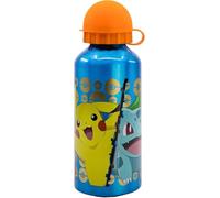 Gourde Aluminium Pokémon 400 ML - Gourde Pokémon en Aluminium Réutilisable - Contenance 400 ml - Bouteille en Acier Inoxydable - Activités en Plein Air, Voyages, Collations