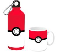 Kids Licensing Ensemble tasse et gourde en aluminium 500 ml Pokémon Multicolore