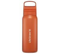 LifeStraw bouteille filtre à eau Go 2.0 Kyoto Orange acier inoxydable isolé 700 ml - Orange