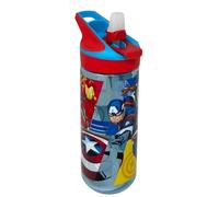 Gourde Avengers Marvel 620 ml en Tritan Bouteille pop-up avec bec verseur à clipser sans BPA pour enfants, école, sport et loisirs