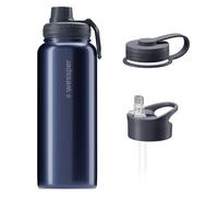Gourde Bouteille Thermos 1000 ml Acier Inoxydable Wessper B3 THERMOSTEEL Bleu
