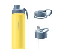 Gourde Bouteille Thermos 500 ml Acier Inoxydable Wessper B3 THERMOSTEEL Jaune