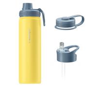 Gourde Bouteille Thermos 700 ml Acier Inoxydable Wessper B3 THERMOSTEEL Jaune