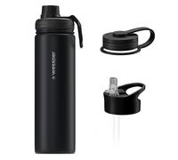Gourde Bouteille Thermos 700 ml Acier Inoxydable Wessper B3 THERMOSTEEL Noir