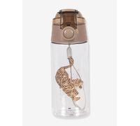 Gourde bouton clic transparente beige TU