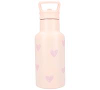 Gourde enfant coeurs 350 ml rose