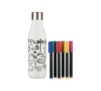 Gourde D Hydratation Les Artistes De Paris Bouteille Creative Color Set Dino Blanc