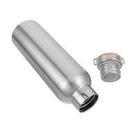 Gourde de Sport en Acier Inoxydable Double Paroi 750ml Large | Ouverture Large, Isolation Thermique, Réutilisable et Portable, pour Course et Voyage, Finition Argenté