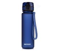 Gourde de sport METEOR - 500 ml - filtre amovible - antidérapant - Bleu marine