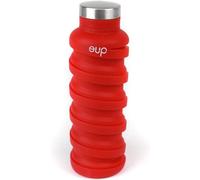 Gourde de sport pliable - gourde portable de 560 ml - design spiralé unique - gourde de sport rouge