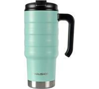 Gourde De Voiture 710ml En Acier Inoxydable Isolee Haushof, Garde Au Froid 24h Et Au Chaud 6h, Bouteille Isotherme Avec Double Parois, Couvercle Et Poignee Sans Bpa Pour Voyage Camping Bureau