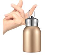 Gourde de voyage | Mini gobelet portable isolé sous vide | Gourde avec gobelet | Pour enfants et filles, pour les voyages, l'école, le sport, les activités de plein air comme le camping et