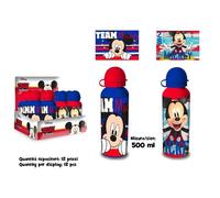 Gourde - Disney - Mickey - Aluminium - Bouchon en mélamine - 520 ml