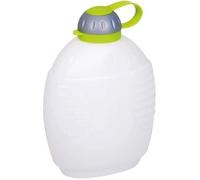 Gourde - EDA - 1 L - Plastique - Couleur bleu - Courroie jaune