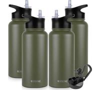 Gourde en acier inoxydable 1 L, sans BPA, à isolation sous vide, pour le sport et les voyages