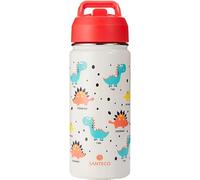 Gourde en acier inoxydable 500ml avec paille - anti-fuite & sans BPA - Dinosaur 500ml