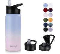 Gourde en acier inoxydable de 500 ml, sans BPA, à isolation sous vide, pour le sport