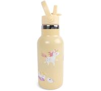 Gourde En Acier Inoxydable La Plage Des Licornes (350 Ml) Jaune, Rose, Blanc TU