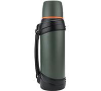 Gourde en acier inoxydable verte de 2,5 l pour le camping