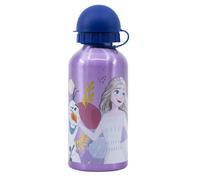 Gourde en aluminium - DISNEY - Frozen - 400 ml - Capuchon protecteur - Design violet