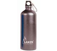 Gourde en aluminium - LAKEN - Futura 1L - 1 litre - Aluminium - Légère et robuste - Sans bisphénol A - Avec mousqueton
