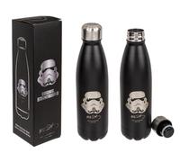 Gourde en métal Stormtrooper I pour env. 500 ml, hauteur : env. 27 cm, dans un coffret cadeau