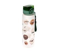 Gourde en plastique renforcÃ© avec bouton-poussoir mouton Puckator Multicolore 600 ml