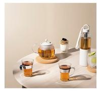 Gourde en tritan - BODUM - Melior - 1,2 L - Filtre infuseur en inox - Dragonne silicone - Blanc