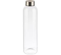 Gourde en verre - APS - 0,75 litre - Bouchon inox 18/8 - Lavable au lave-vaisselle - Transparent