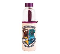 Gourde en Verre Blason Poudlard de 500ml Violet