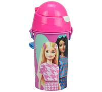 Gourde Enfant Barbie Best Friends 500 Ml Pvc ? Sangle Amovible Rose TU