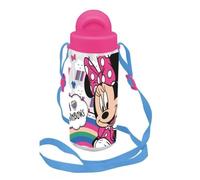 Gourde enfant - Disney Minnie Rainbows - 500 ml - Plastique sans BPA - Capuchon coulissant et anse