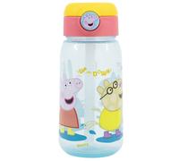 Gourde Enfant Fille Peppa Pig 510 Ml Avec Paille Et Clapet Anti-fuite Rose TU