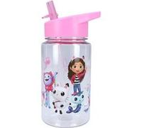 Gourde enfant GABBY ET LA MAISON MAGIQUE 450ml poignée et paille intégrées