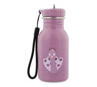 Gourde enfant - TRIXIE - Mrs Peacock - 350 ml - Acier inoxydable - Rose