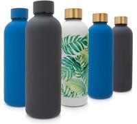 Gourde étanche de 500 ml - Thermos isolant pour le bureau et les déplacements - Gourde résistante aux fuites pour le café, le thé et l'eau minérale