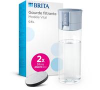 Gourde filtrante - BRITA - 2 microdiscs inclus - Bleu pastel