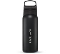Gourde filtrante isotherme LifeStraw Go en inox - 700 ML - Noir